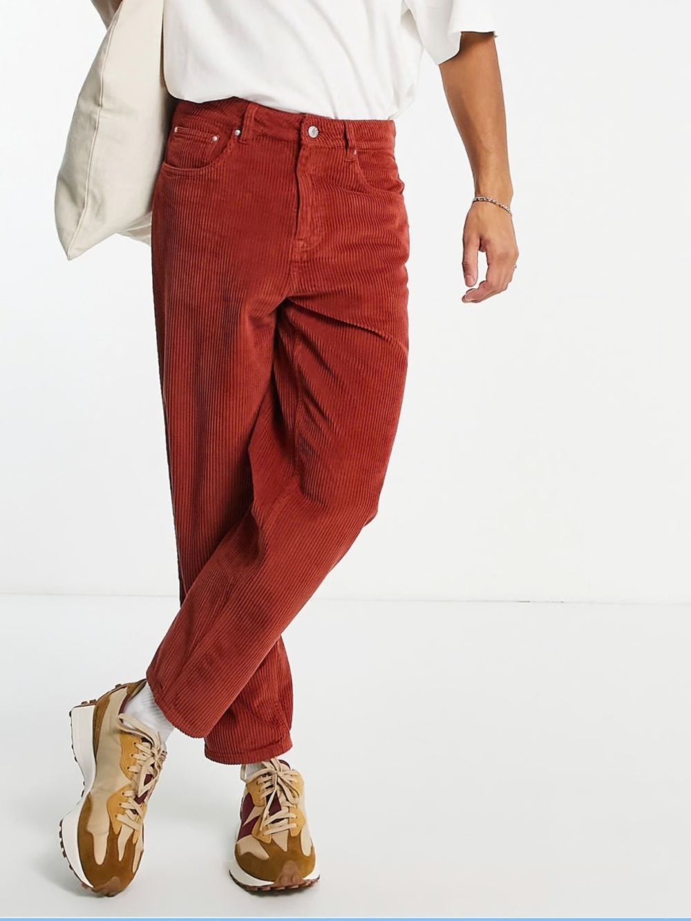 BDG Dad Fit Rust Corduroy Relaxed Jeans